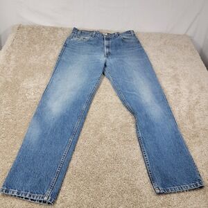 Levi's 540 Relaxed Fit Jeans Classic Denim Blue Jeans Orange Tab Men‎ Size 36x31